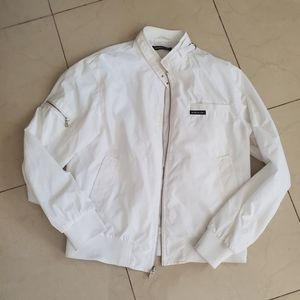 White Members Only Racer Jacket